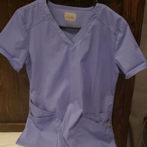 Ceil blue Cherokee sport small scrub set